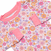 Bedtime Butterflies Bamboo Pajama Set, Pink