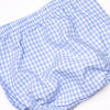 Tatum Diaper Set, Blue Gingham