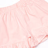 Triple Scoop Embroidered Short Set, Pink