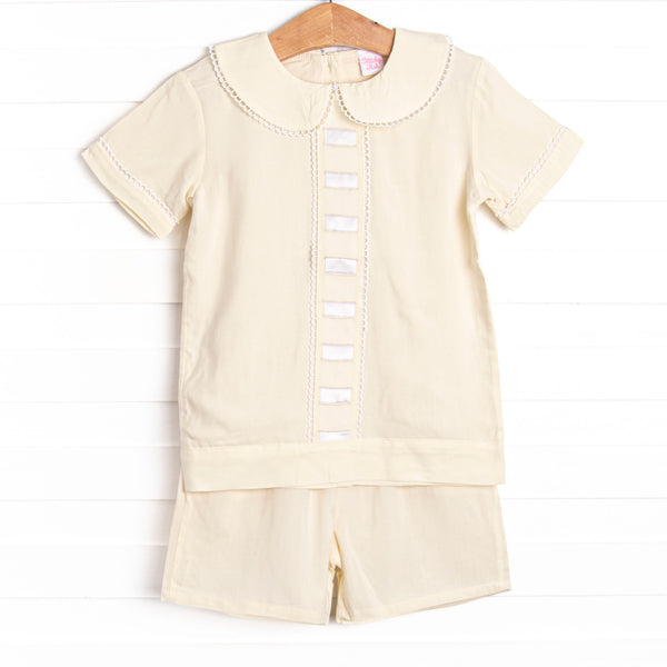 Shepard Heirloom Short Set, Yellow