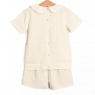 Shepard Heirloom Short Set, Yellow