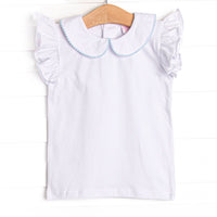 Nell Knit Collared Top, (2 Colors)