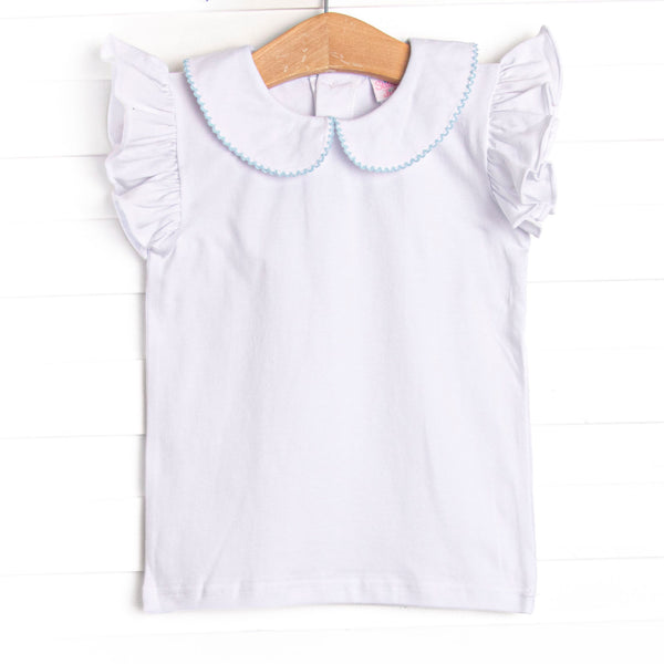 Nell Knit Collared Top, (2 Colors)