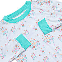 After Spring Sprouts Bamboo Pajama Set, Green