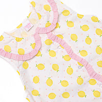 Lemonade Lady Ruffle Short Set, Pink