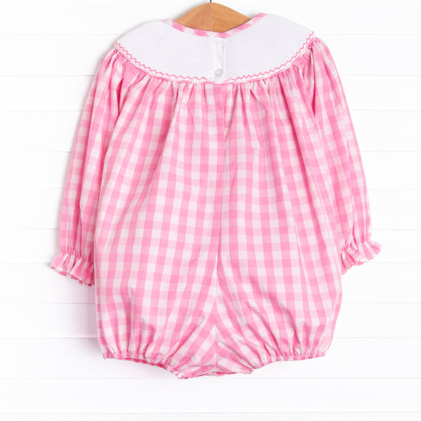 Gobble Gobble Smocked Bubble, Pink