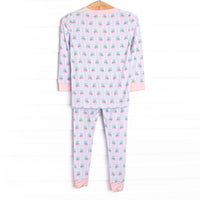 Strawberry Bliss Bamboo Pajama Set, Pink