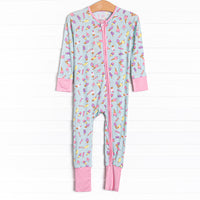 Beat the Heat Treat Bamboo Zippy Pajama, Blue