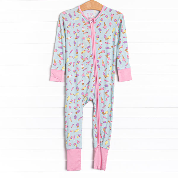 Beat the Heat Treat Bamboo Zippy Pajama, Blue