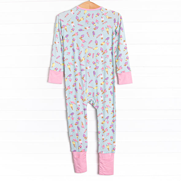 Beat the Heat Treat Bamboo Zippy Pajama, Blue