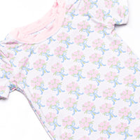 Wrapped in Roses Bamboo Pajama Short Set, Pink