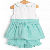 Soft Serve Sweets Applique Short Set, Mint