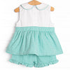Soft Serve Sweets Applique Short Set, Mint