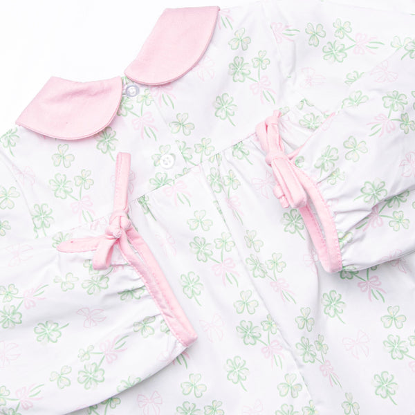 Cute in Clover Diaper Set, Pink