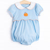 Spice and Everything Nice Embroidered Girl Bubble, Blue