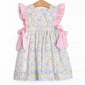 Gingham in the Garden Dress, Pink