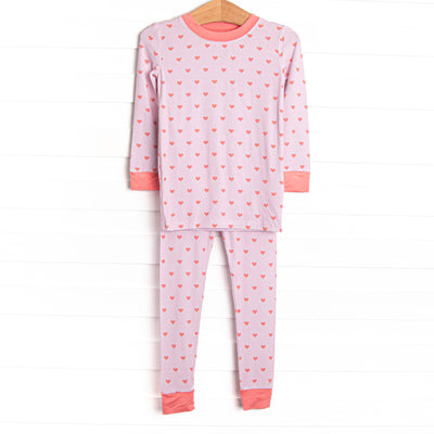 Sleepy Soulmate Bamboo Pajama Set, Pink