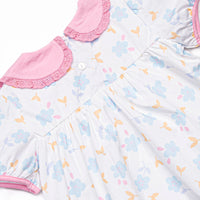 Daisy Darlin' Legging Set, Blue