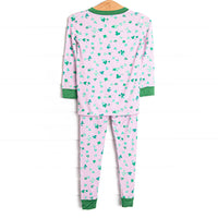 Cuddly Clovers Bamboo Pajama Set, Pink