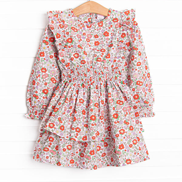 Red Blossom Beauty Dress, Red