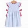 Popsicles and Patriotism Applique Dress, Blue