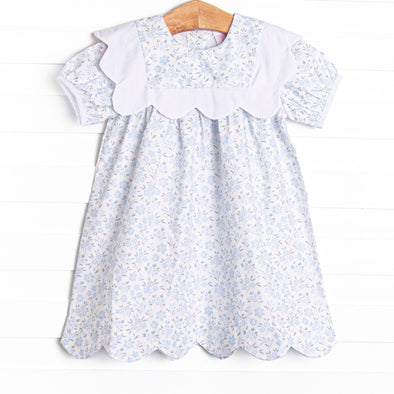 blue bib dress Santorini - Maxi Dress