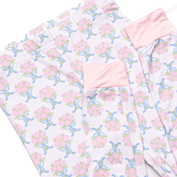 Wrapped in Roses Bamboo Pajama Set, Pink