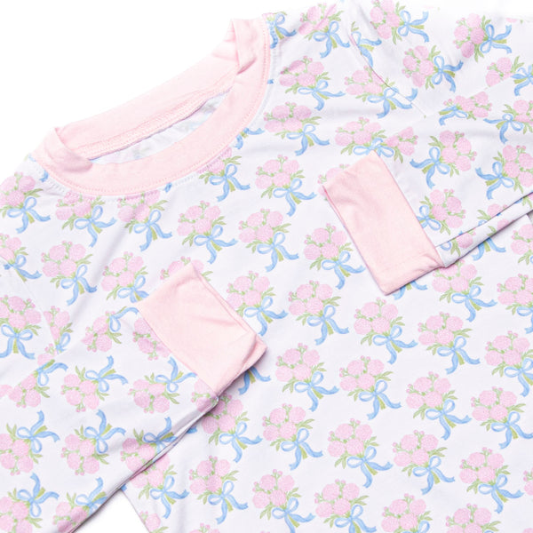 Wrapped in Roses Bamboo Pajama Set, Pink