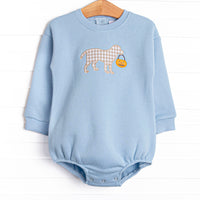 Halloween Puppy Applique Bubble, Blue