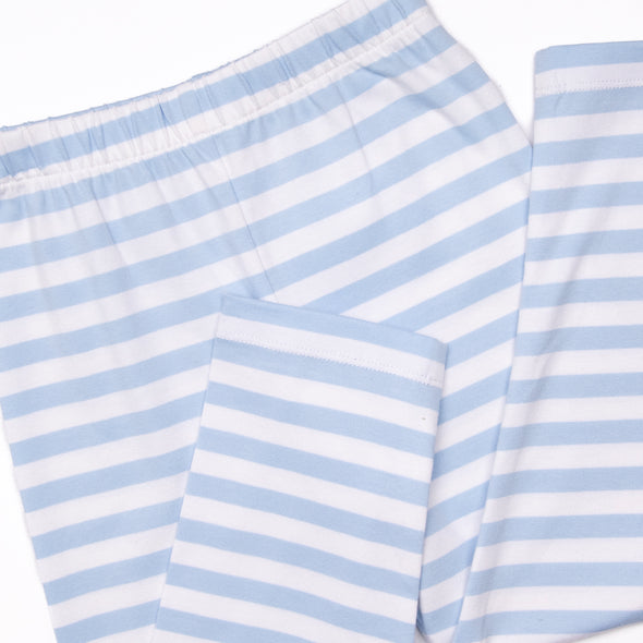 Spice and Everything Nice Embroidered Legging Set, Blue
