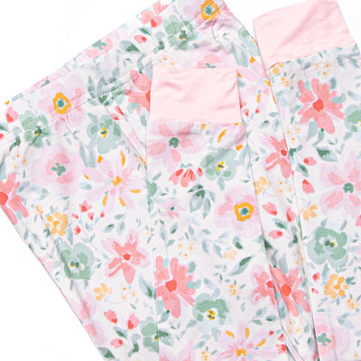 Petal Soft Slumber Bamboo Pajama Short Sleeve Set, Pink
