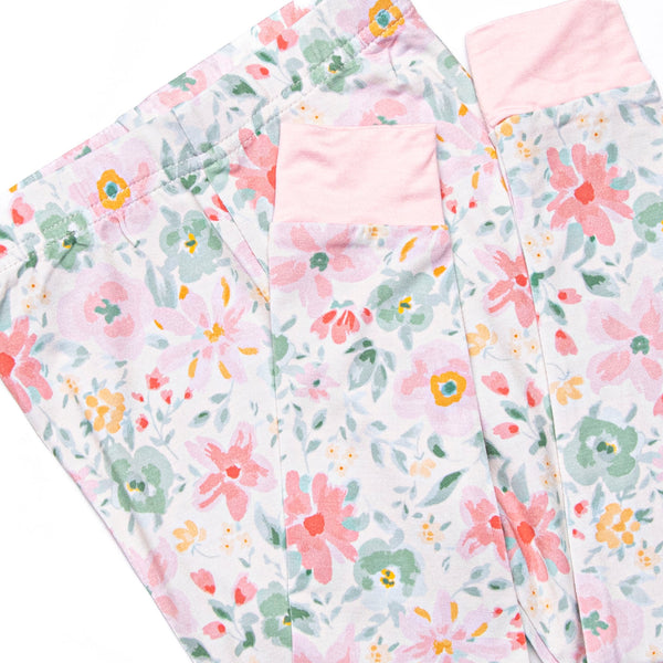 Petal Soft Slumber Bamboo Pajama Short Sleeve Set, Pink