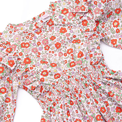 Red Blossom Beauty Dress, Red