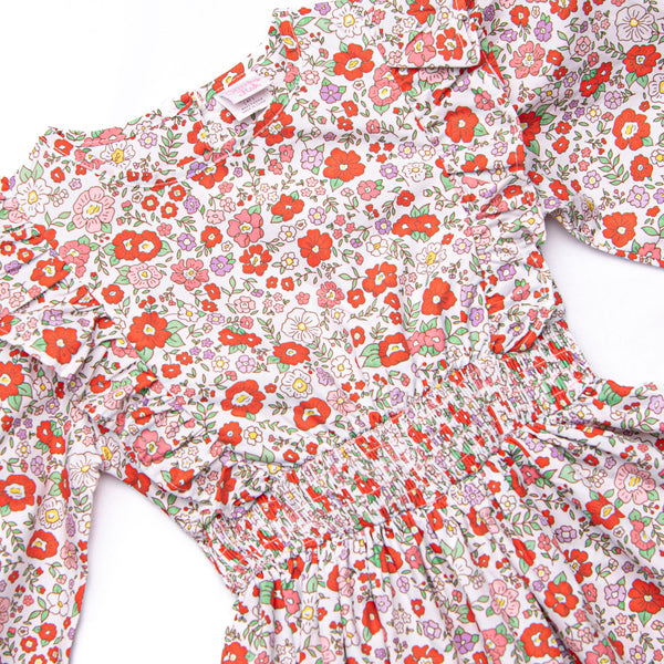 Red Blossom Beauty Dress, Red