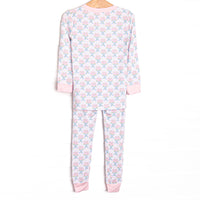 Wrapped in Roses Bamboo Pajama Set, Pink