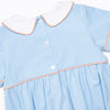 Spice and Everything Nice Embroidered Boy Bubble, Blue