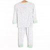 Berry Blue Bundles Bamboo Pajama Set, Green