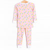 Pretty in Pineapples Bamboo Pajama Set, Pink