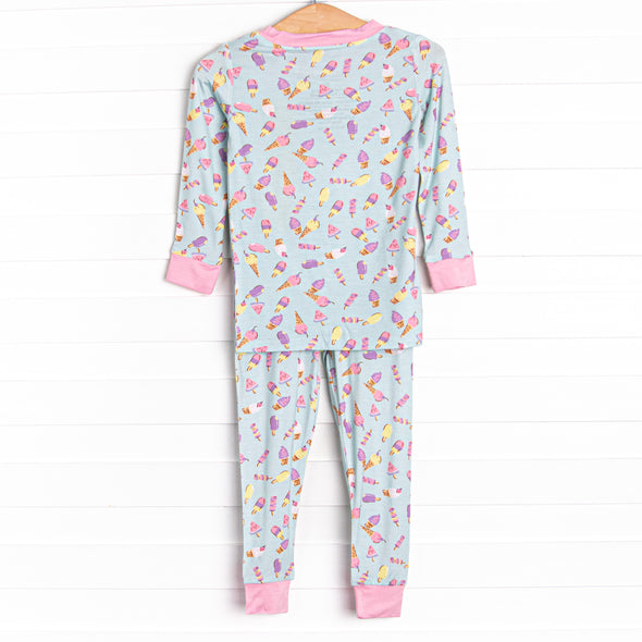 Beat the Heat Treat Bamboo Pajama Set, Blue