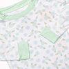 Berry Blue Bundles Bamboo Pajama Set, Green