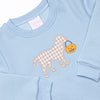 Halloween Puppy Applique Sweatshirt, Blue
