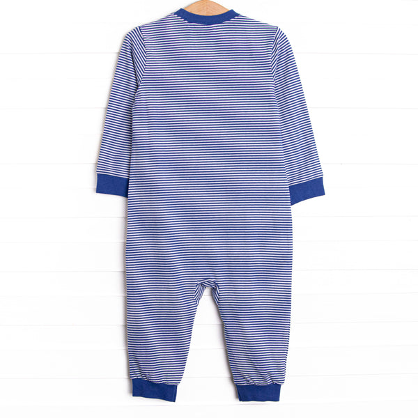 Bewitched Beau Applique Romper, Blue