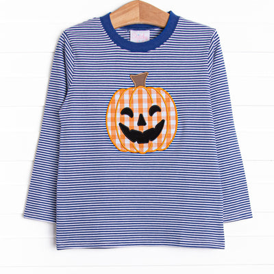 Bewitched Beau Applique Top, Blue