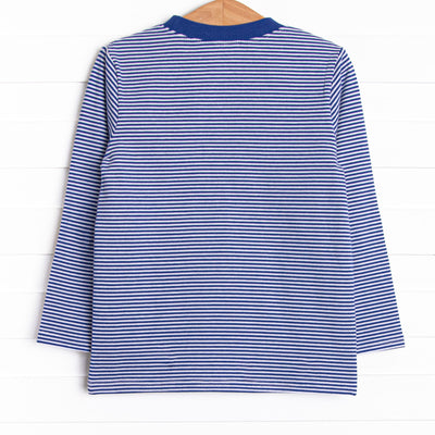 Bewitched Beau Applique Top, Blue