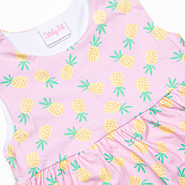 Pretty in Pineapples Pocket Dress, Pink