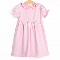 Ric Rac-nophobia Applique Dress, Pink
