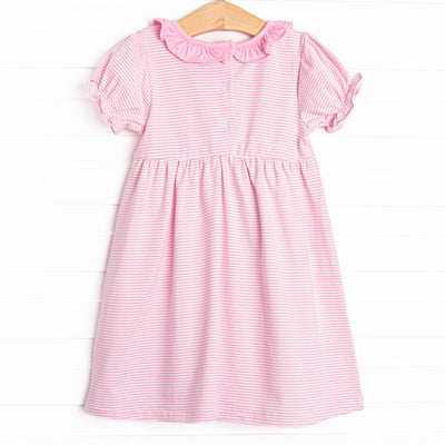 Ric Rac-nophobia Applique Dress, Pink