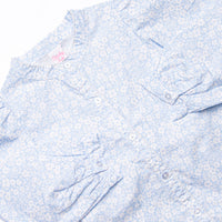 Delia Button Down Dress, Blue