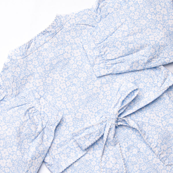 Delia Button Down Dress, Blue