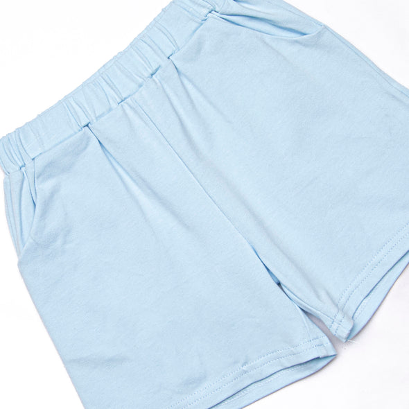 Peter Pumpkin Applique Short Set, Blue